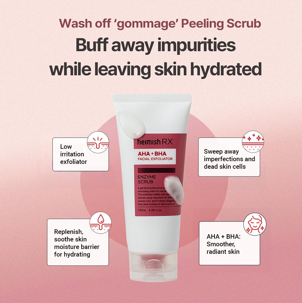 RX AHA BHA Enzyme Scrub – Απολεπιστικό Προσώπου της Heimish