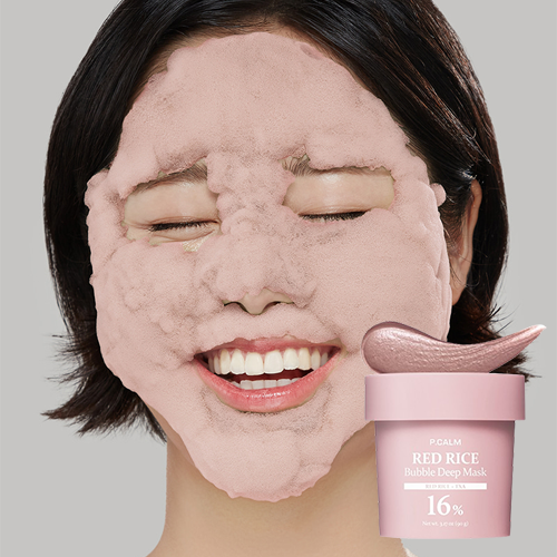 Red Rice Bubble Deep Mask by P.Calm