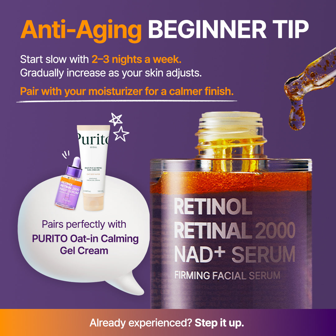 Retinol Retinal 2000 Nad+Serum - Firming Facial Serum by Purito