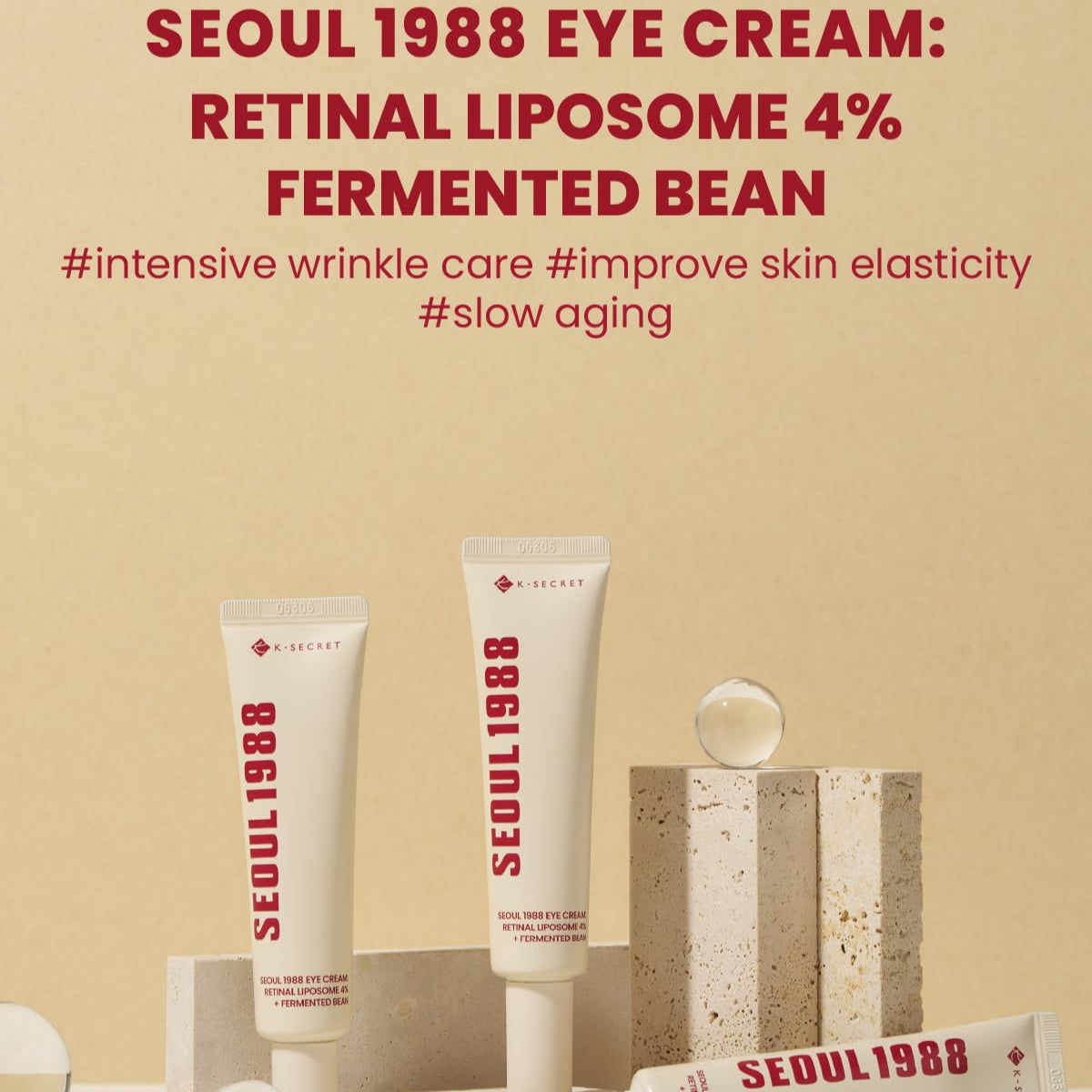 SEOUL 1988 Eye Cream : Retinal Liposome 4% + Fermented Bean by KSecret