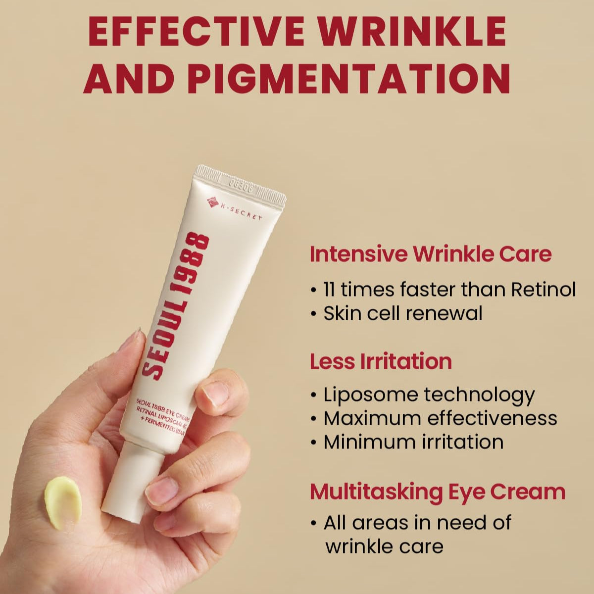 SEOUL 1988 Eye Cream : Retinal Liposome 4% + Fermented Bean by KSecret