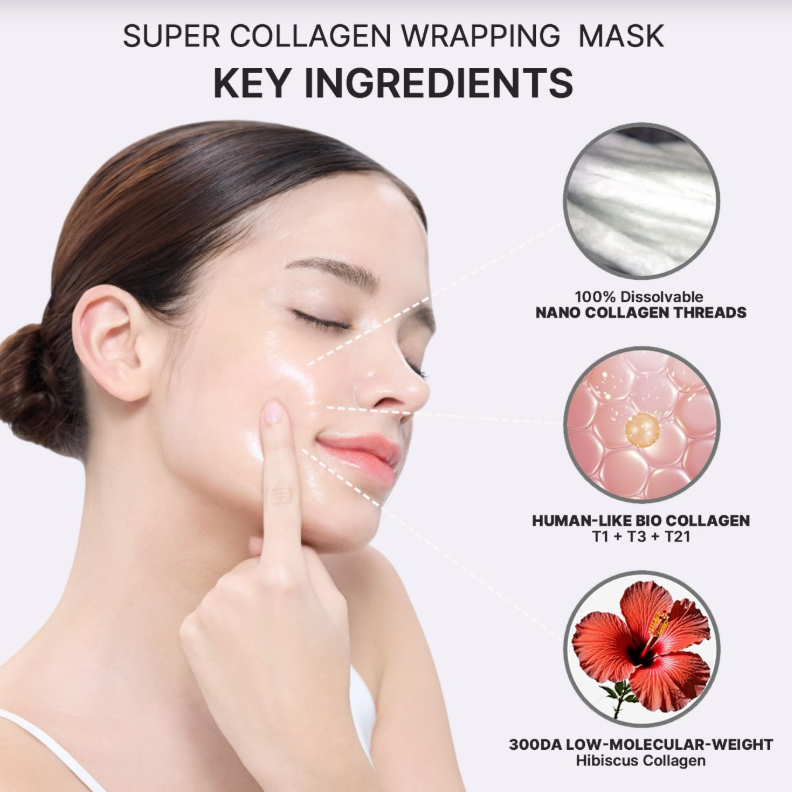 Super Collagen Wrapping Mask της Arocell