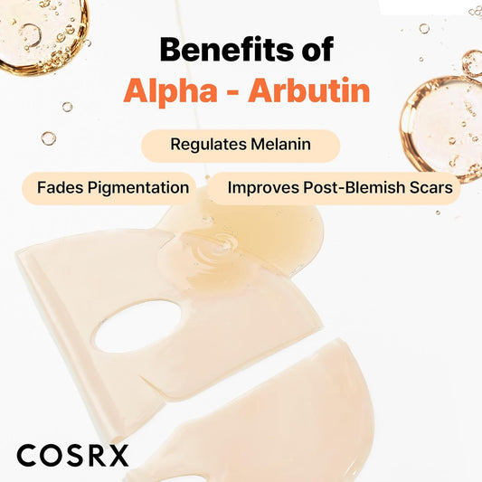 The Alpha-Arbutin Discoloration Care Hydrogel Mask by COSRX