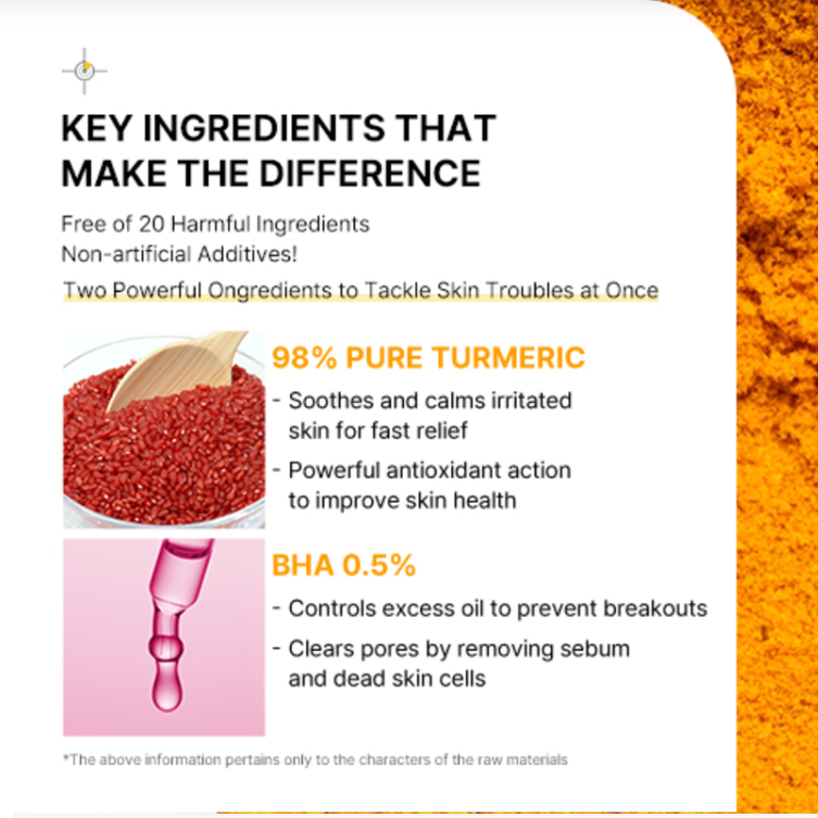 Turmeric Bubble Deep Mask by P.Calm