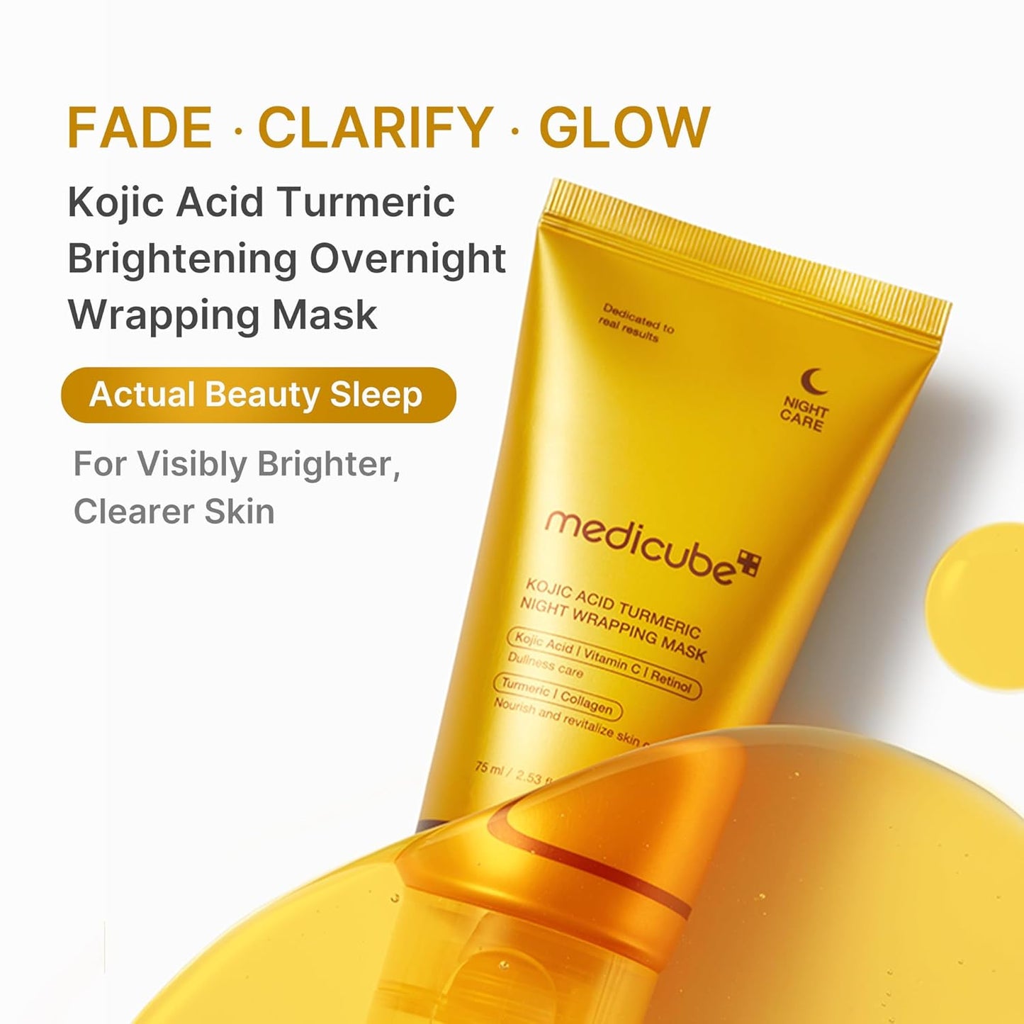 Night Wrapping Mask with Kojic Acid  Turmeric by Medicube