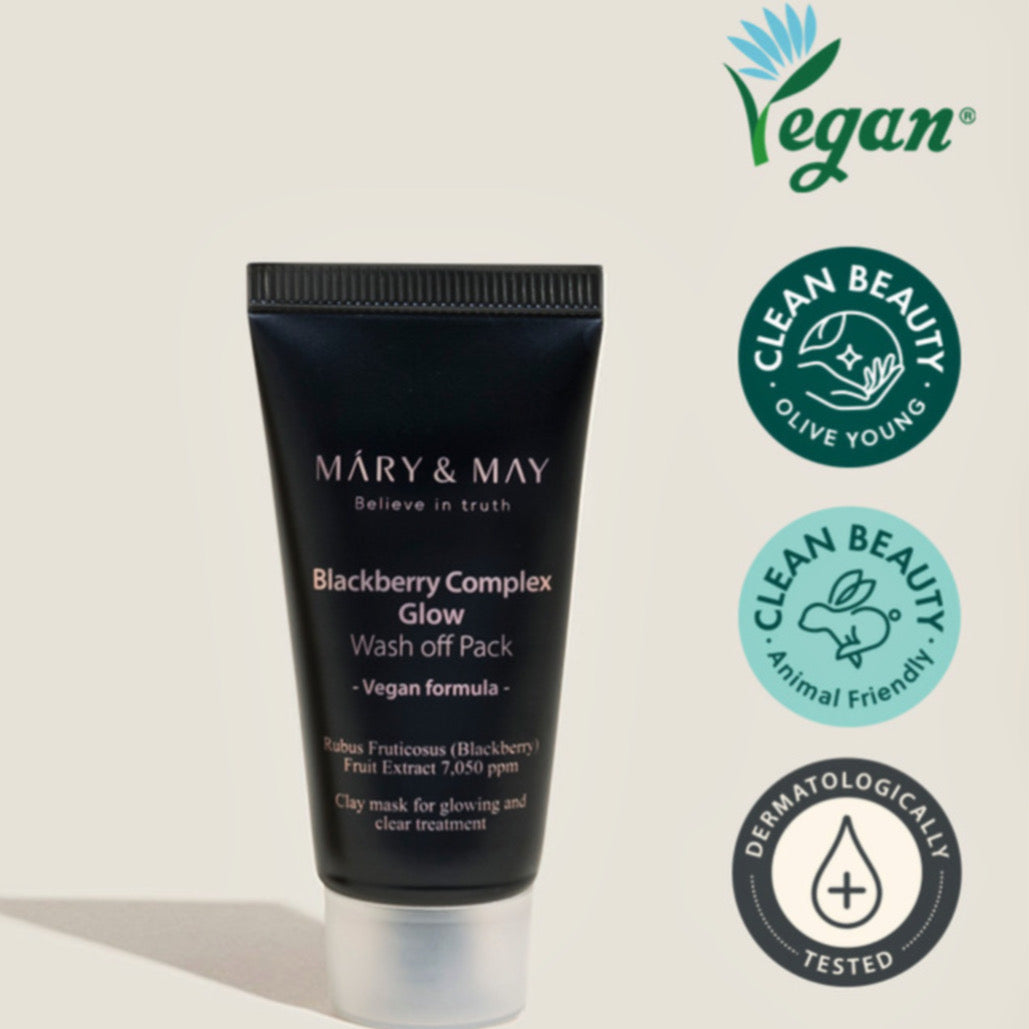 Μάσκα Λάμψης  με Μαύρα Μούρα  από τη Mary&May 