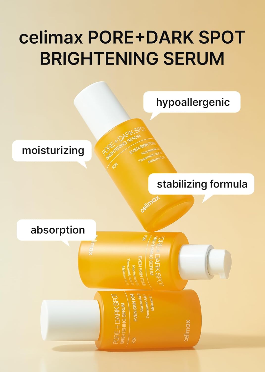 Pore+Dark Spot Brightening Serum for Even Skin Tone by Celimax