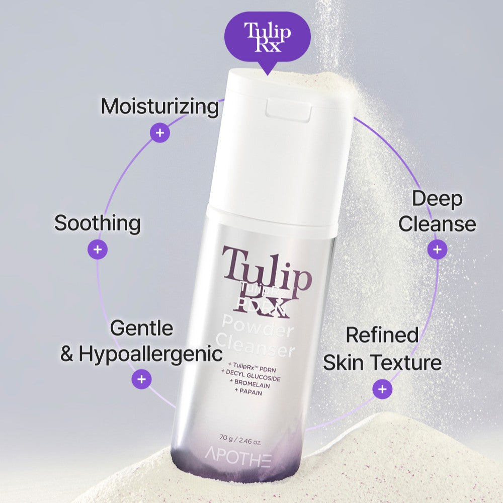 TulipRx PDRN Powder Cleanser by Apothe