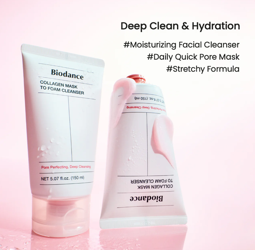 Collagen Mask to Foam Cleanser by Biodance