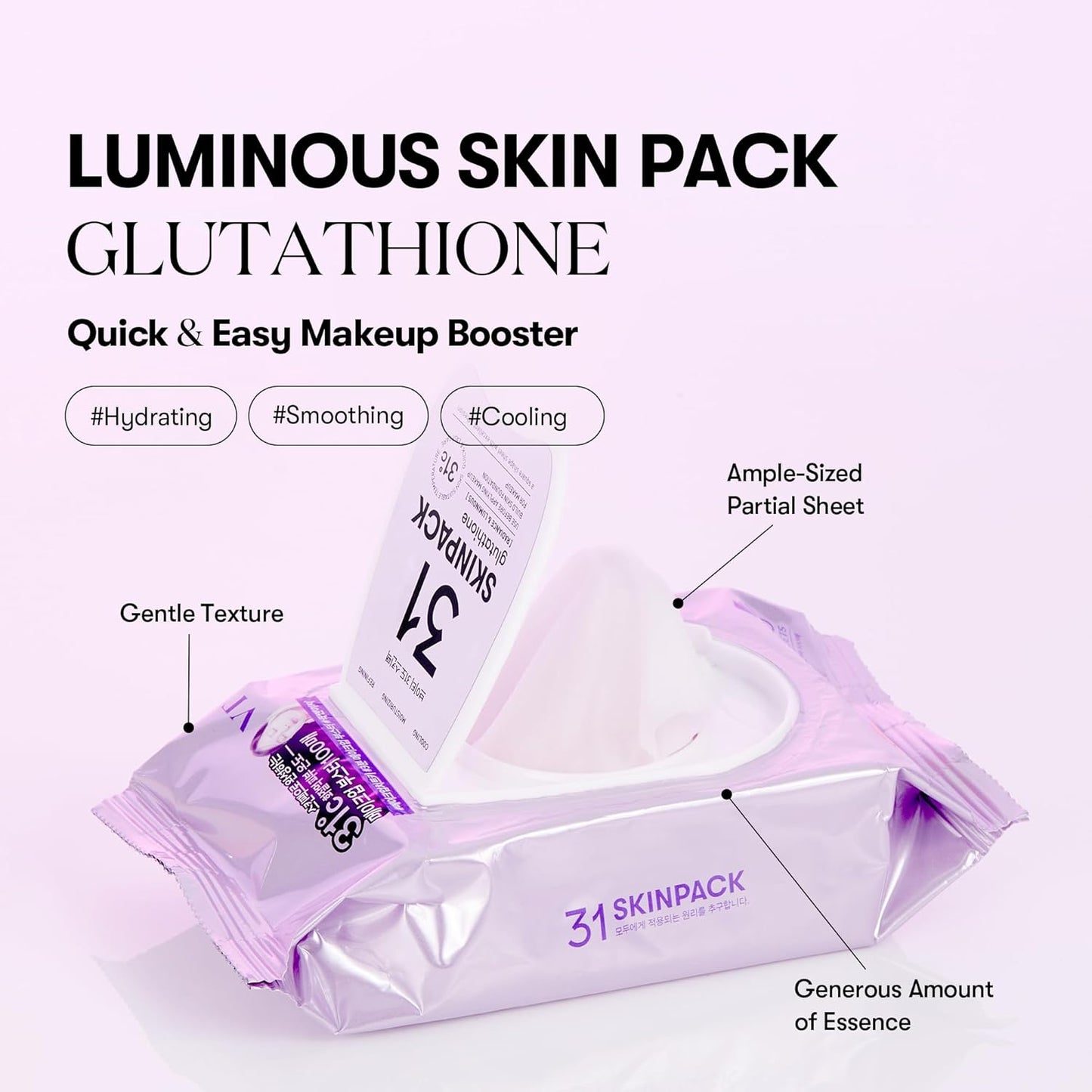 31 Skinpack Glutathione - Radiance & Luminous by VT Cosmetics