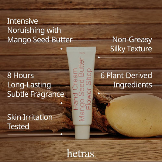 Perfumed Mango Seed Butter Hand Cream by Hetras
