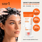 Grow:Turn 3-Step Trial Kit  - Shampoo -  Capsule Treatment - Hair Growth Serum by Lilyeve