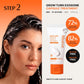 Grow:Turn 3-Step Trial Kit  - Shampoo -  Capsule Treatment - Hair Growth Serum by Lilyeve