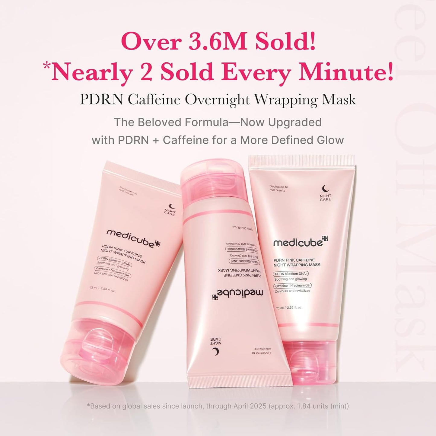 PDRN Pink Caffeine Night Wrapping Mask by Medicube