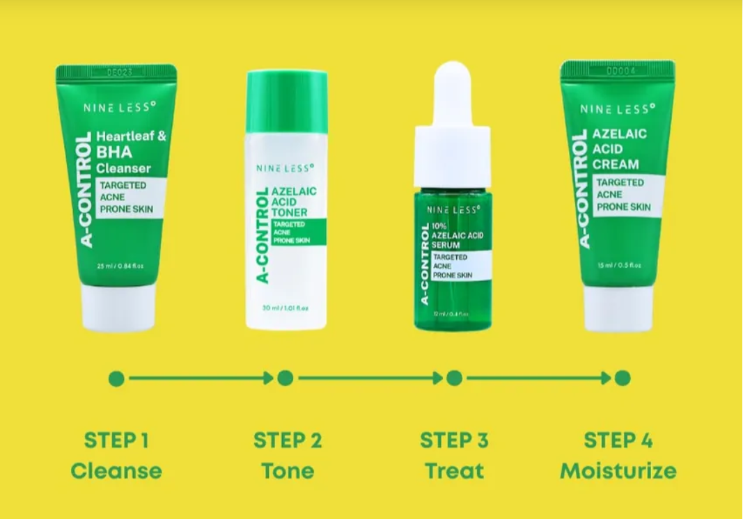 A Control  Targeted Acne Prone Skin Mini Kit  by Nine less