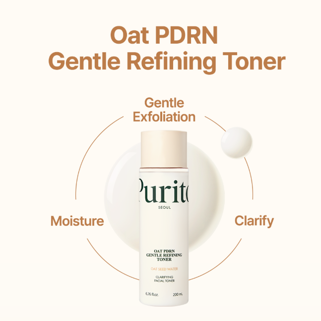 Oat PDRN Gentle Refining Toner  by Purito