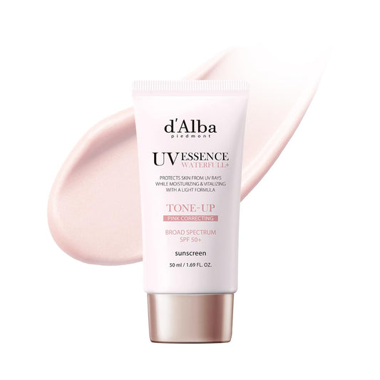 Waterfull Tone-Up Sun Cream - Pink Correcting by d'Alba