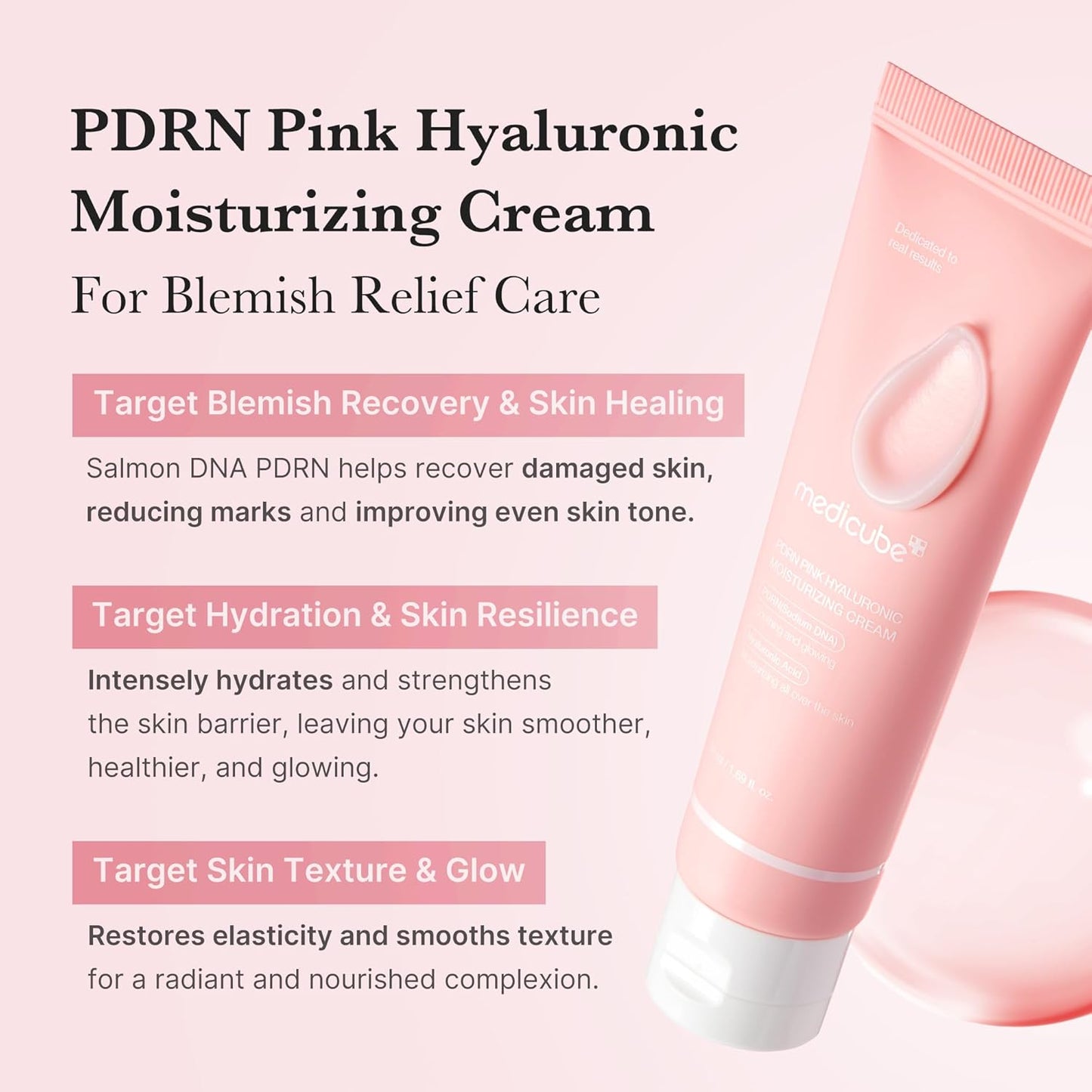 PDRN Pink Hyaluronic Moisturizing Cream by Medicube
