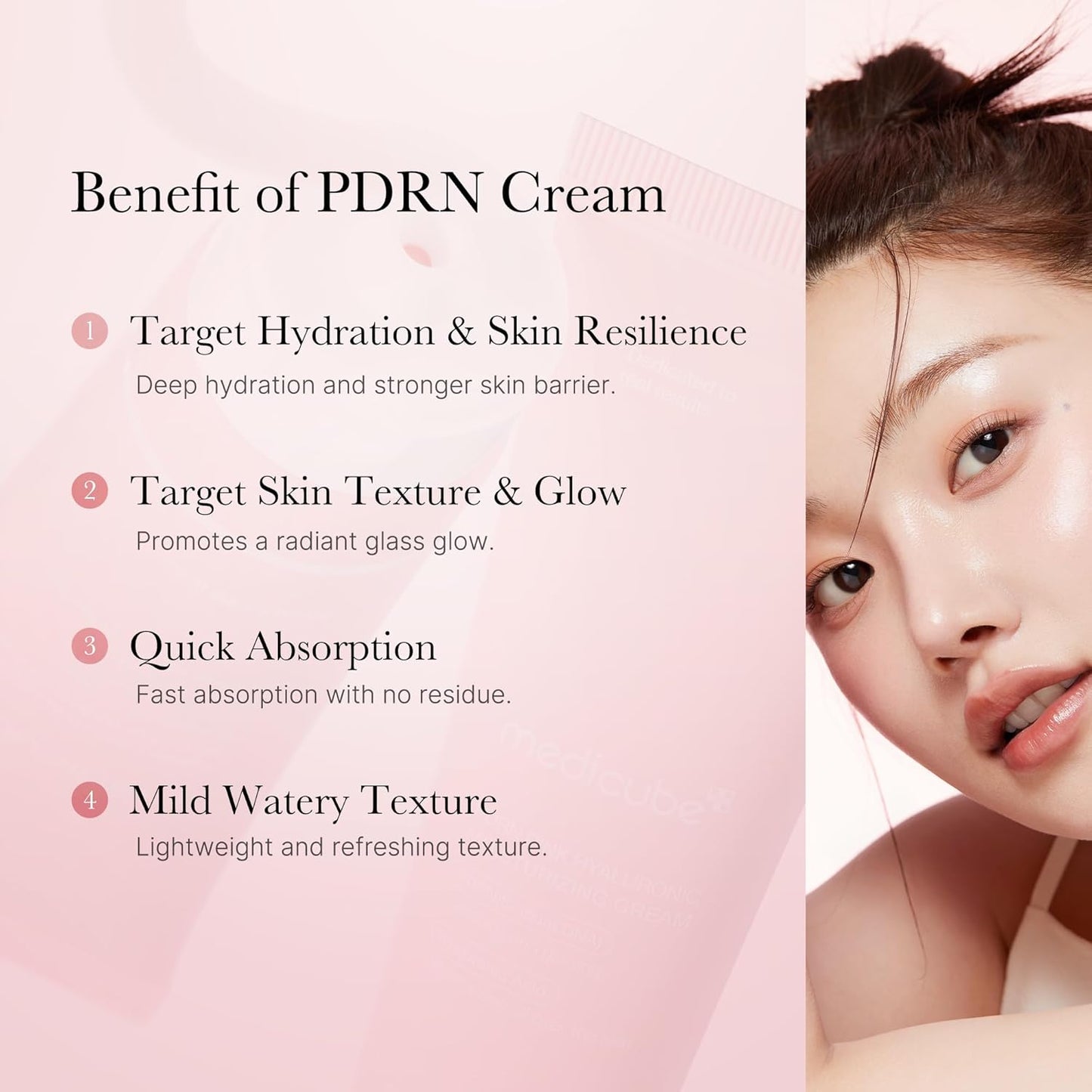 PDRN Pink Hyaluronic Moisturizing Cream by Medicube