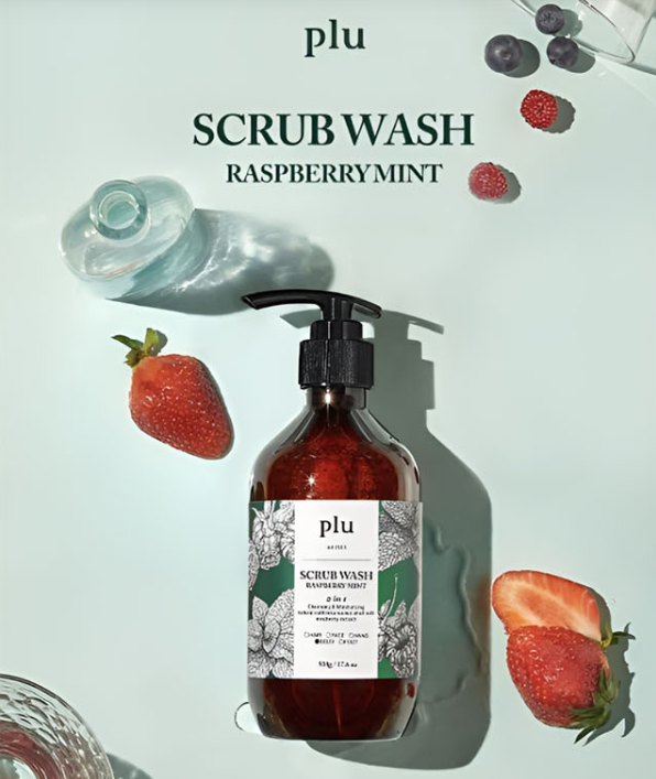 Scrub Wash for Body 2 in 1 Cleansing & Moisturising by Plu