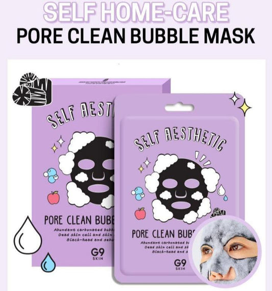 Self Aesthetic Pore Clean Bubble Mask by G9 Skin