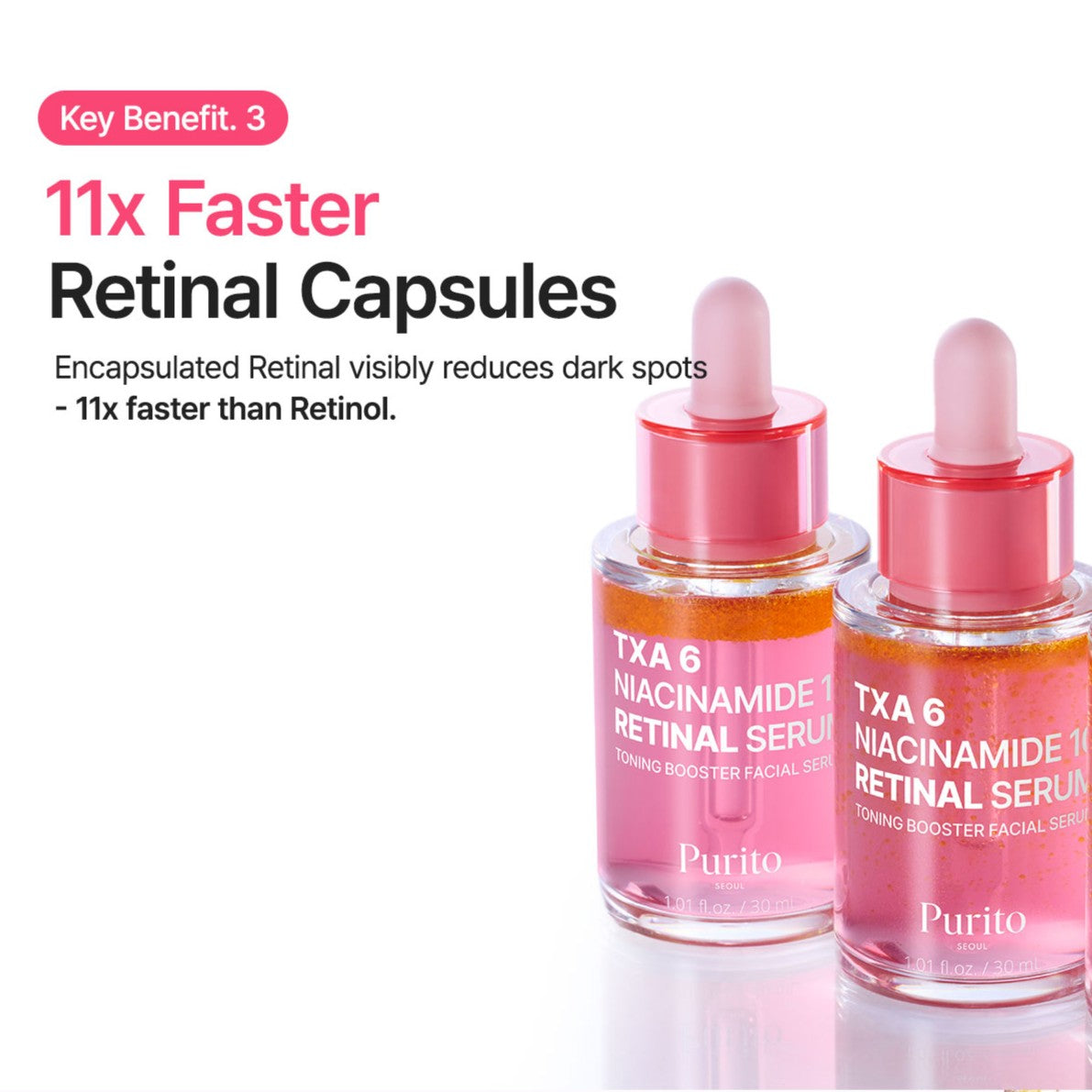 TXA 6 Niacinamide 10 Retinal Serum by Purito