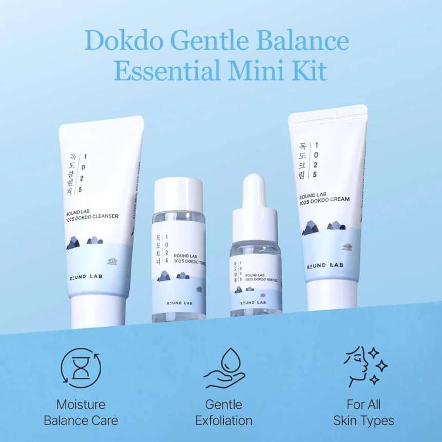 1025 Dokdo Hydrating Mini Size Kit by Round lab