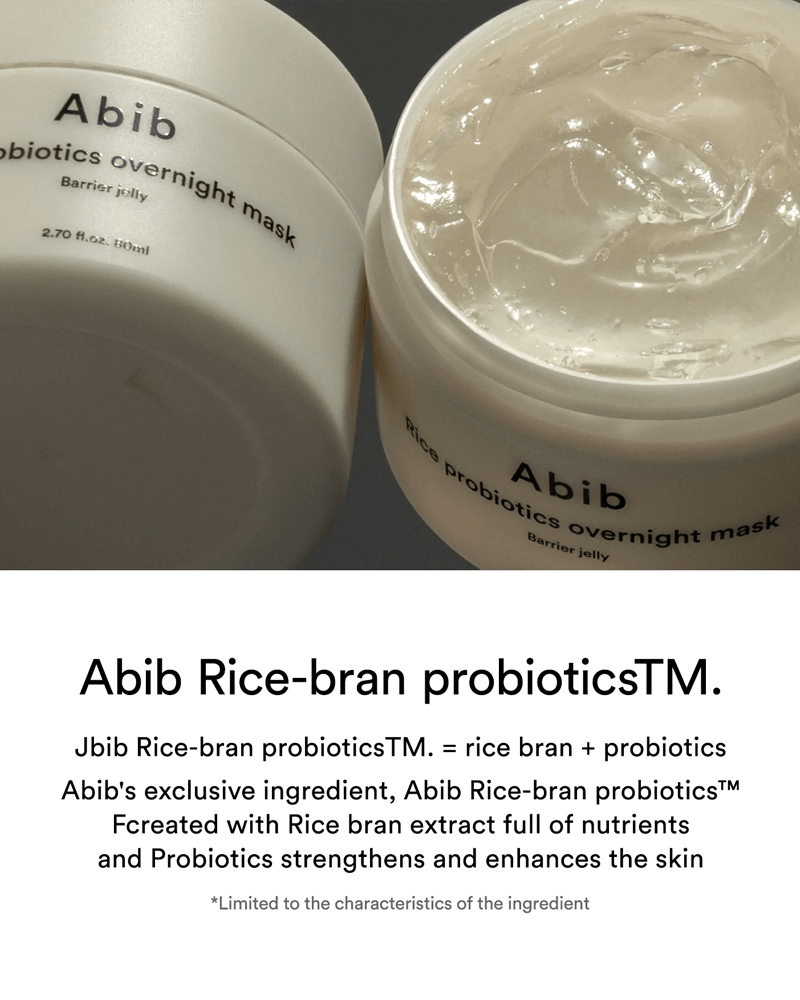 Overnight mask with rice and probiotics by Abib